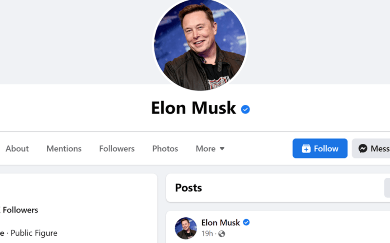 elon musk facebook