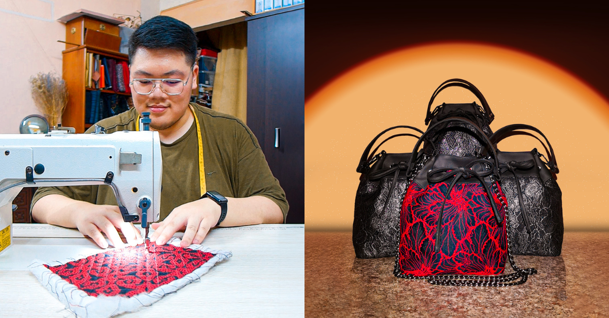 Sewing since he was 10, this 24 Y/O Penangite now designs & handcrafts bags for a living
