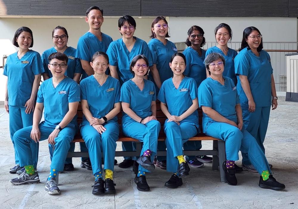 Podiatry team from Yishun Health and Woodlands Health