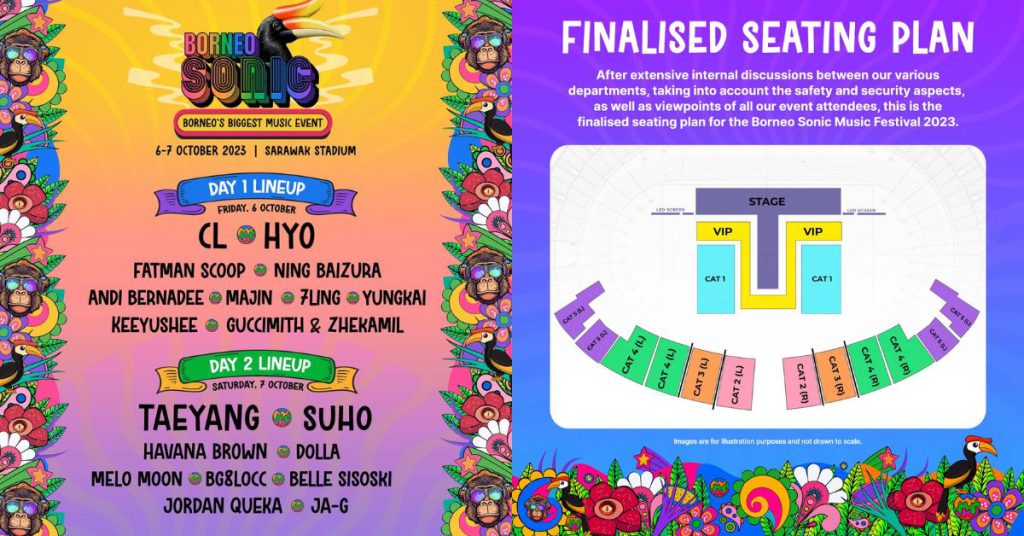 Borneo Sonic Music Festival, KPop concert fest in Kuching