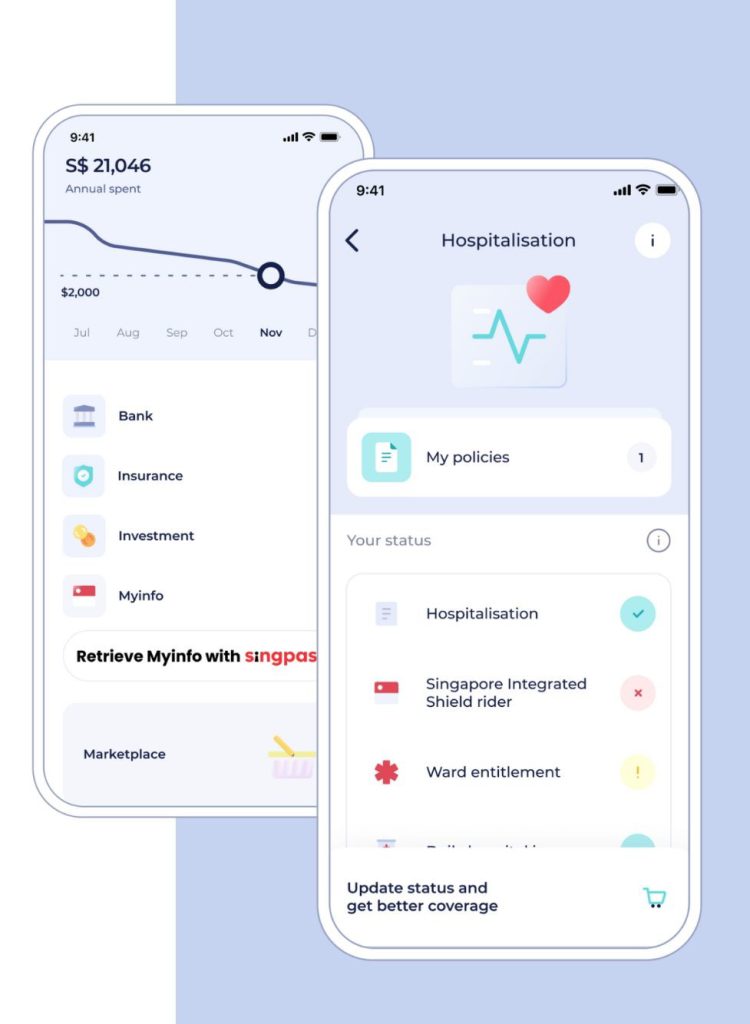 Planner Bee mobile app with Singapass login
