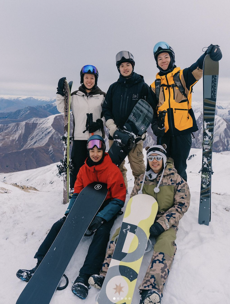 the ride side snowboarders skiiers