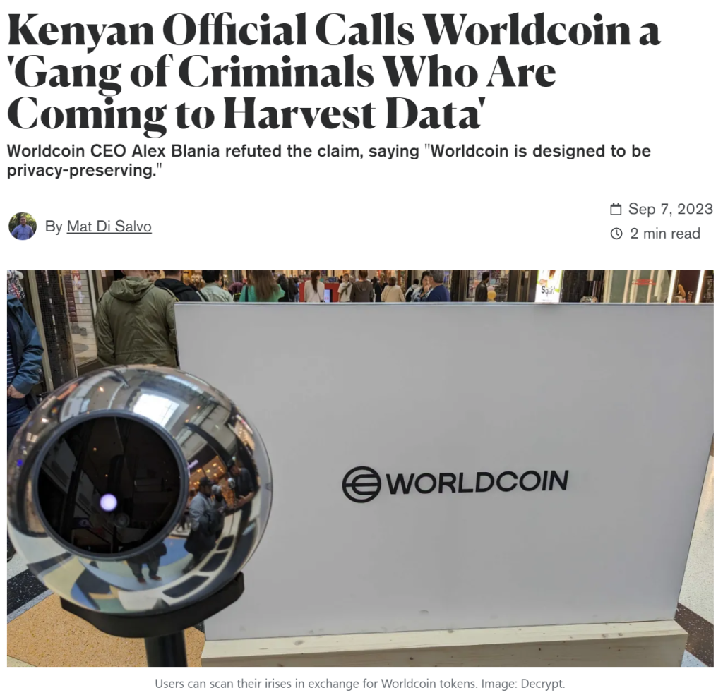worldcoin kenya
