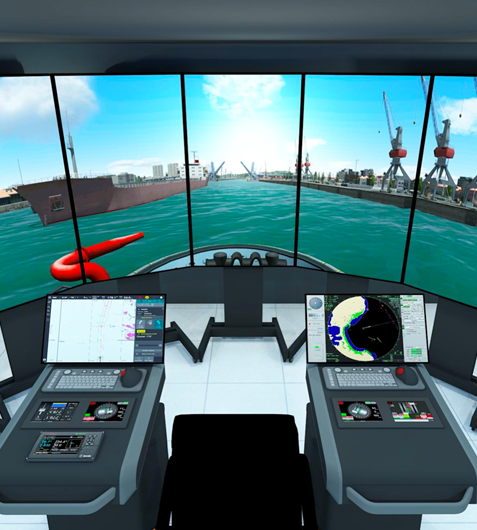 Singapore ship navigation simulator