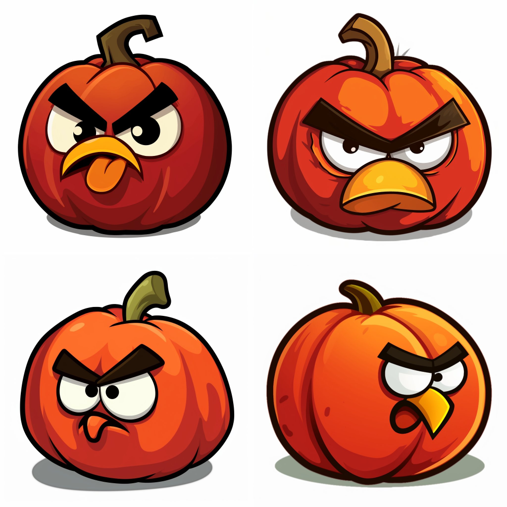 angry pumpkins
