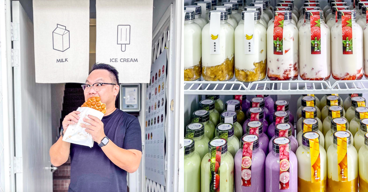 He started selling homemade fruity fresh milk online, now has a physical cafe in Subang