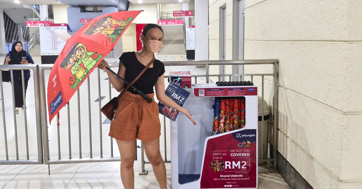 [Review] Servicio de alquiler y uso compartido de paraguas de PayungLahs en Malasia
