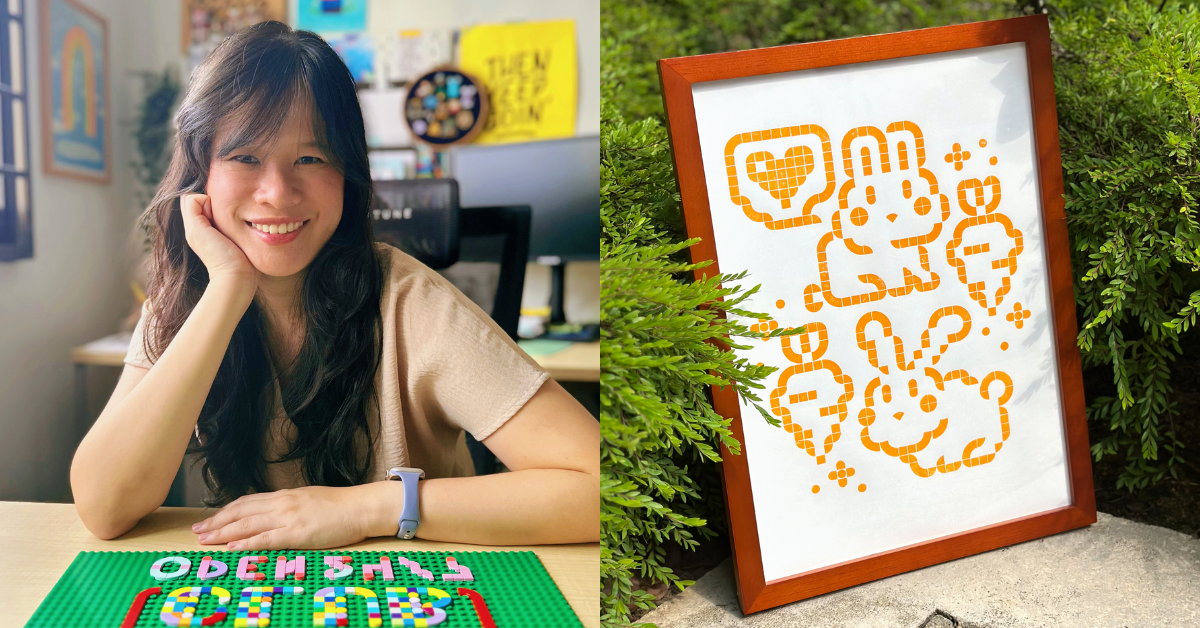 Eunice Chiong, artista s’poreana especializada en grabado LEGO