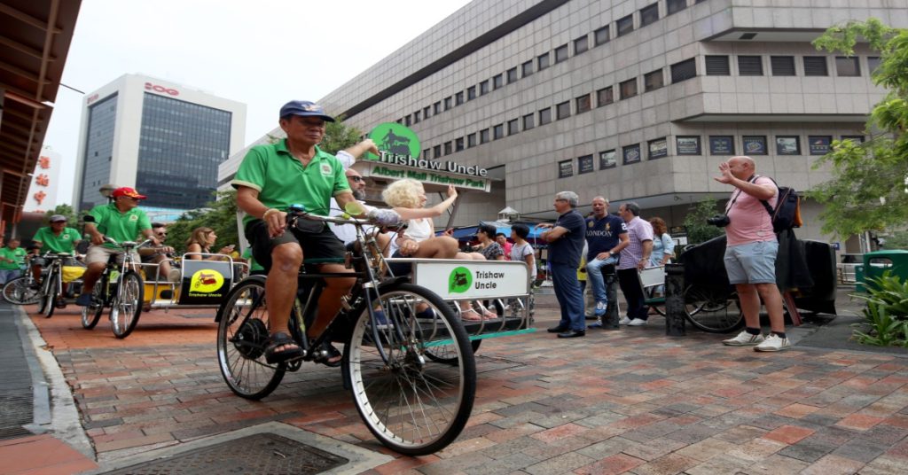 Trishaw Uncle Singapore