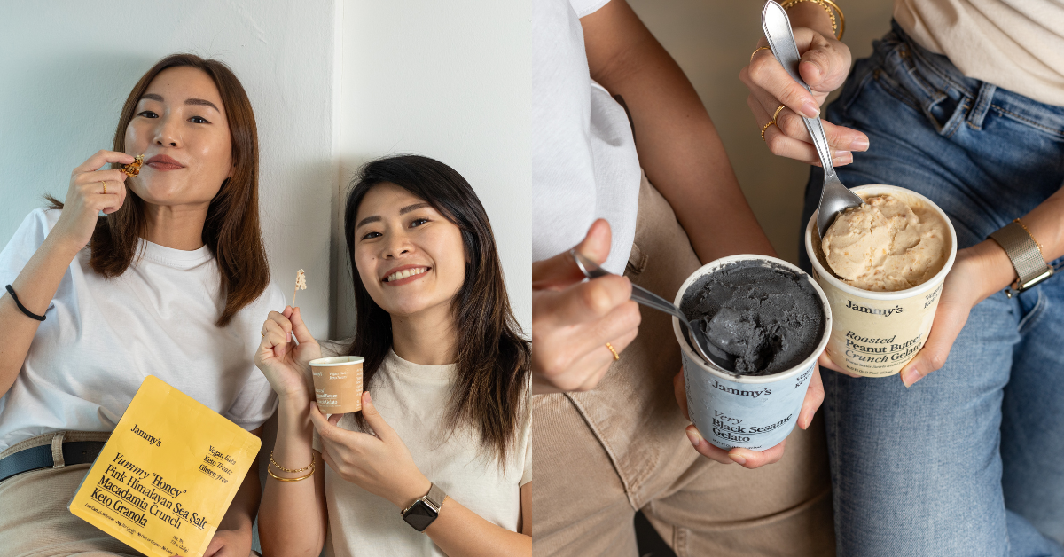 Jammy’s, helado y granola saludables cetogénicos y veganos de Singapur