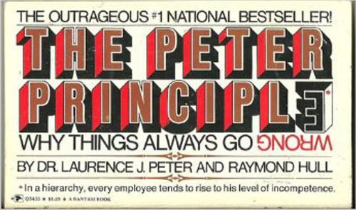 The Peter Principle original book cover 