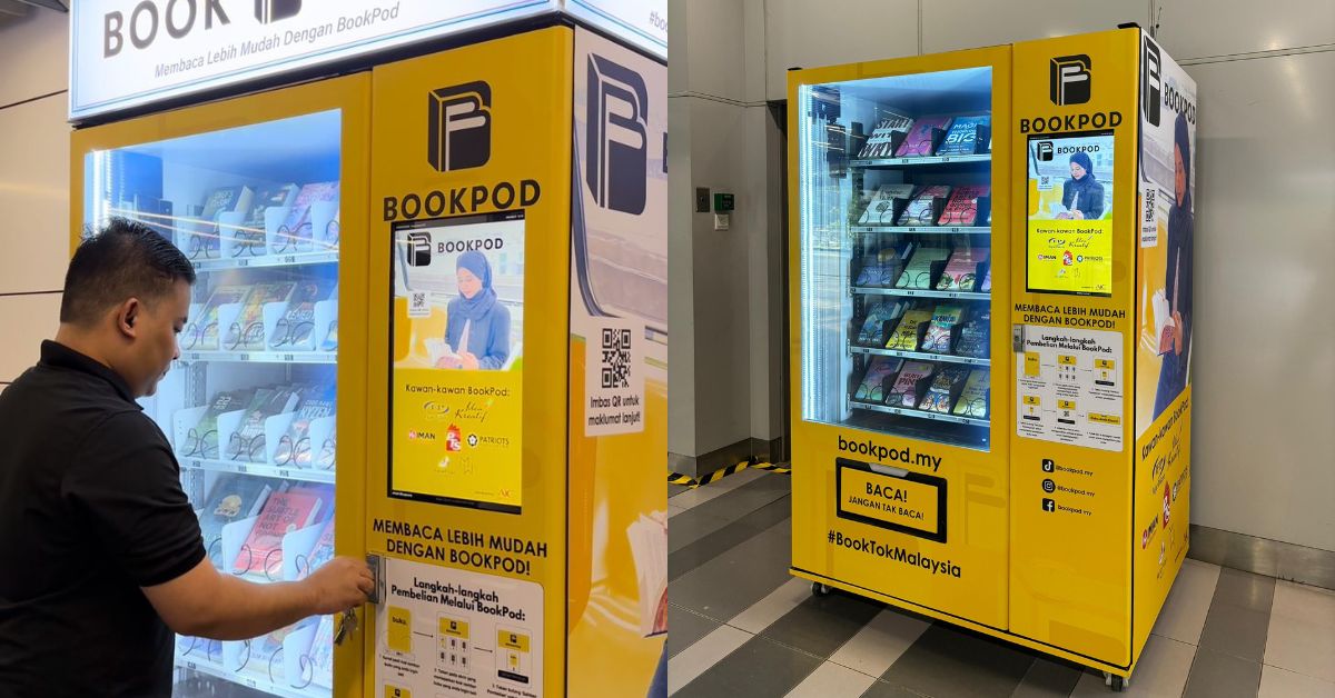 This M’sian bookstore is disrupting how we buy books with vending machines in LRT stations