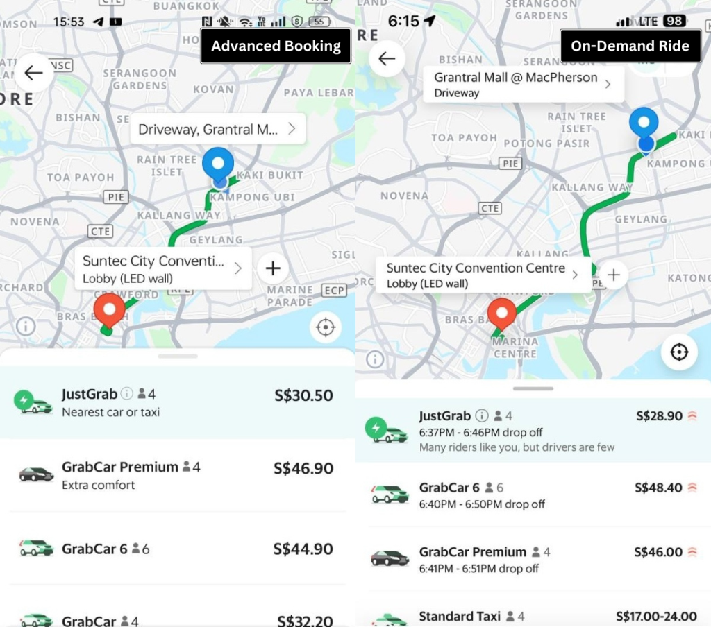 advanced booking beta 1815 price comparison