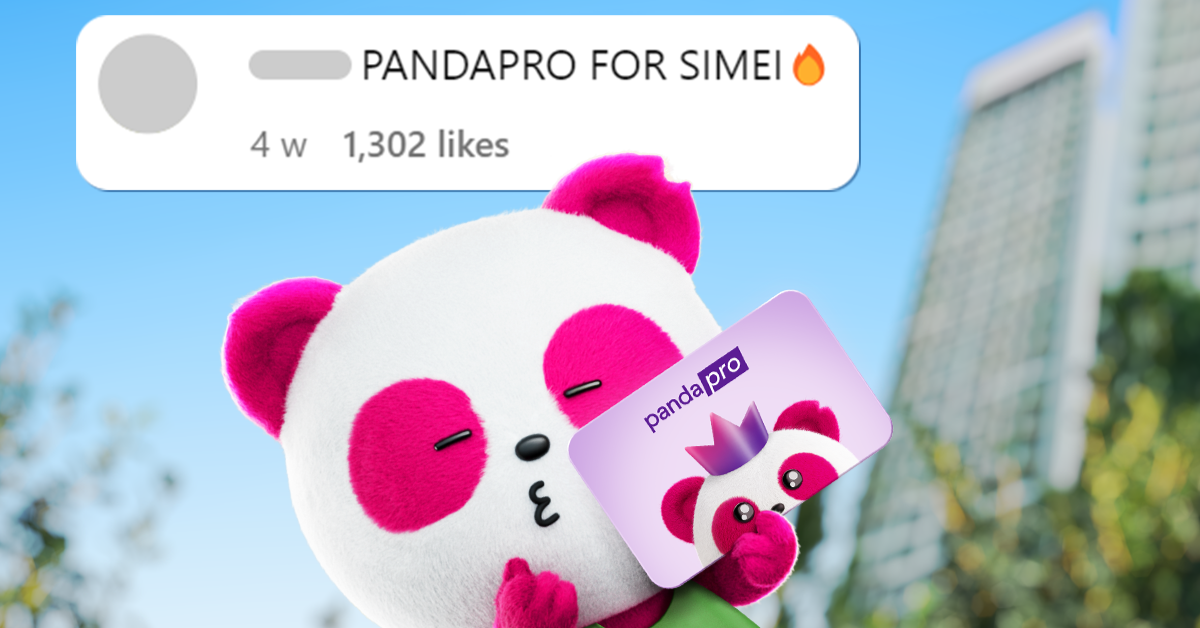 Foodpanda ofrece suscripciones gratuitas a PandaPro a los residentes de Simei