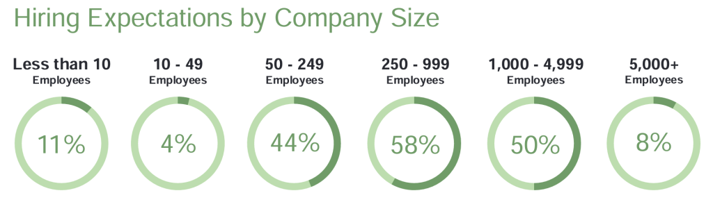 Hiring expectations by company size