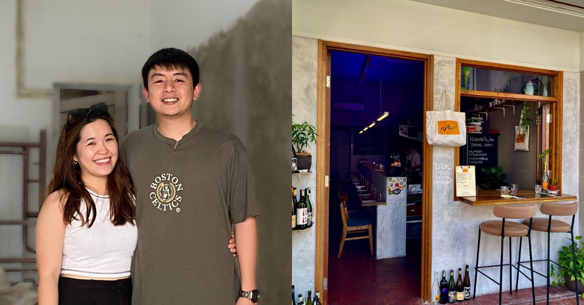 After 10+ years of working in F&B in S’pore, these Penangites returned home to open a wine bar