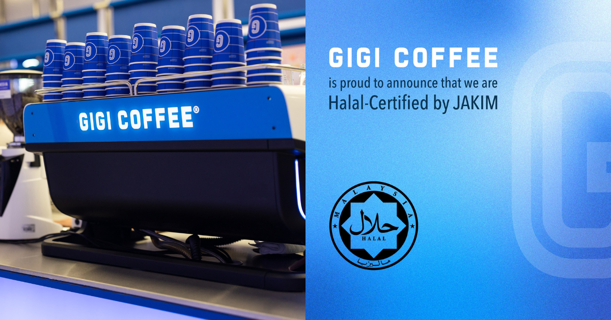 Gigi Coffee ahora tiene la certificación halal de JAKIM de Malasia