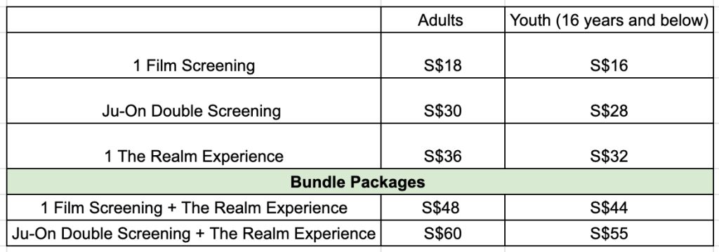 house of horror film festival prices 