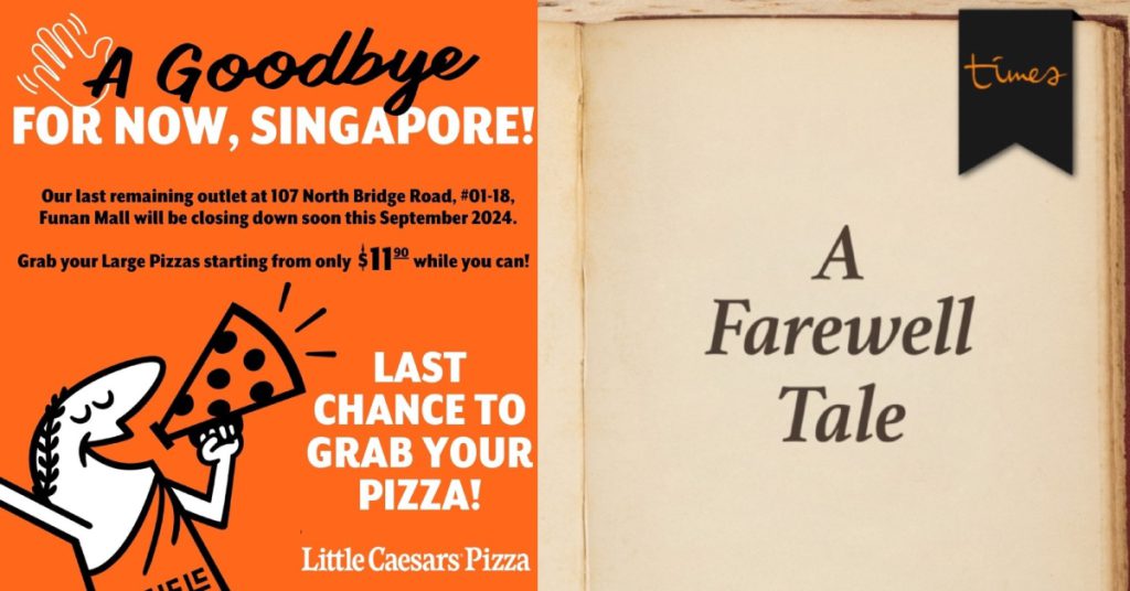 Little Caesars Times Bookstore closure singapore