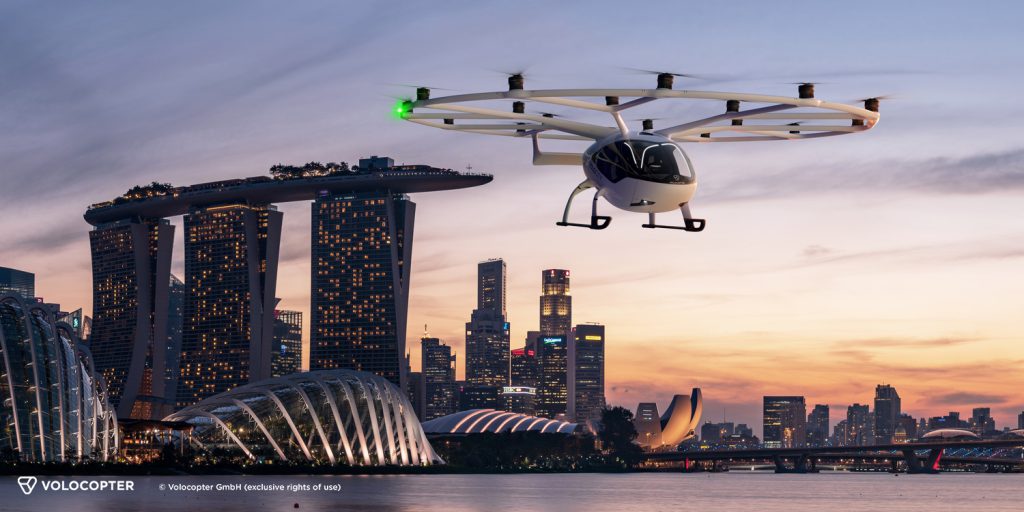 volocopter air taxi singapore