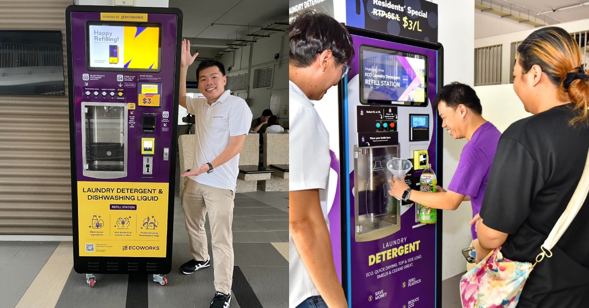 This S’porean founder built kiosks that refill household products, they’re now in 14 spots