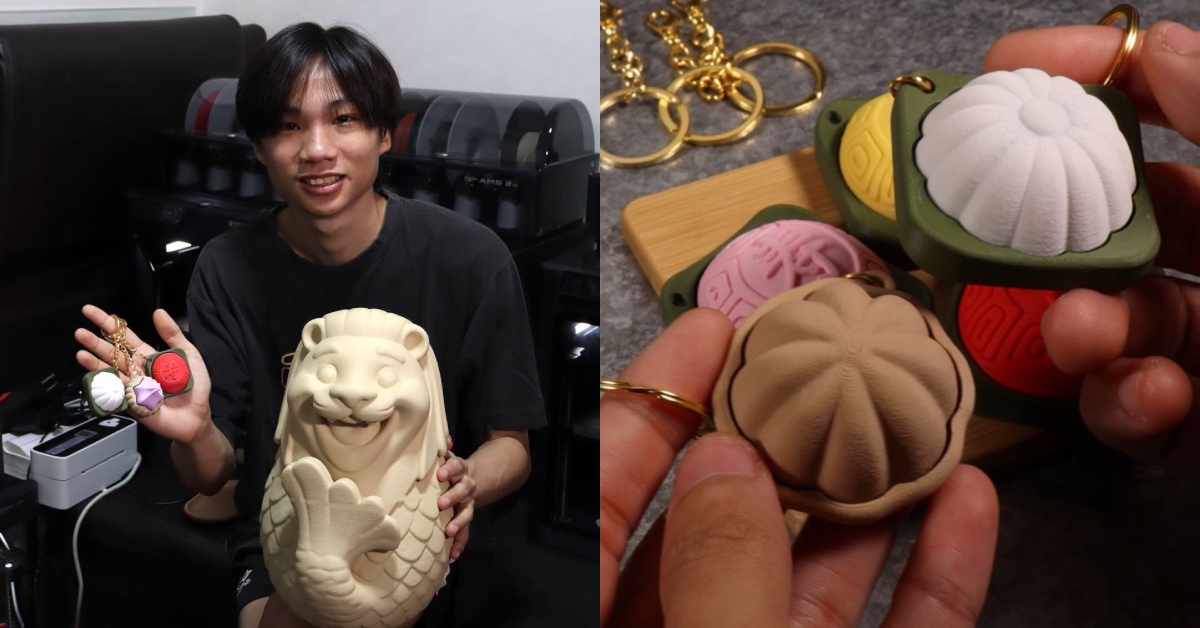 Bu 3D Singapur, yerel atıştırmalıklardan esinlenerek tedirgin oyuncaklar baskılar