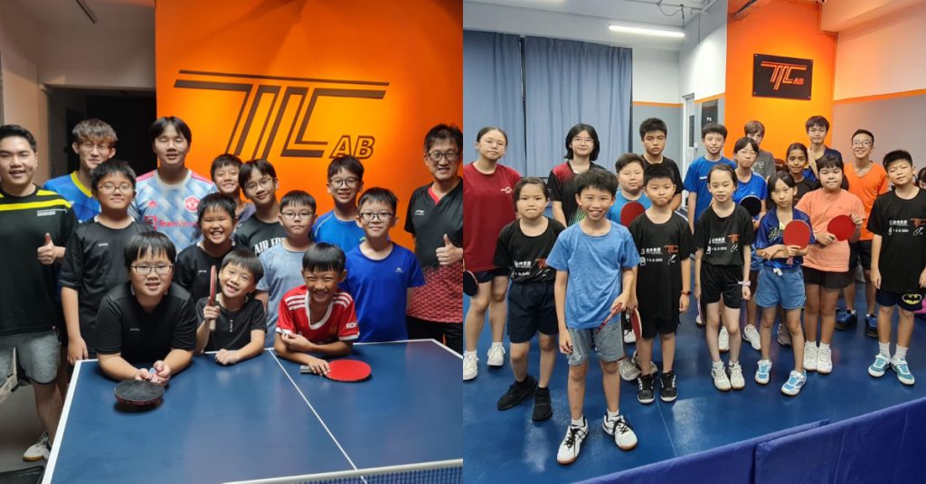 TT LAB, a table tennis academy in Singapore.