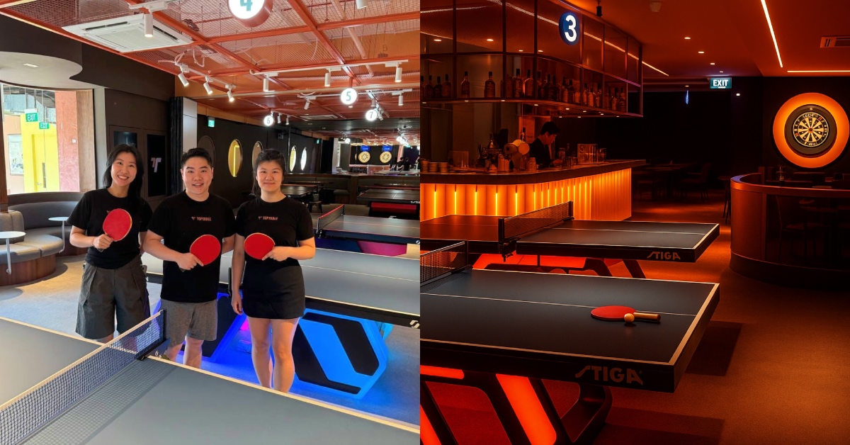 Singapore’s first ping pong bar blends sport & drinks to bring a new spin on nightlife