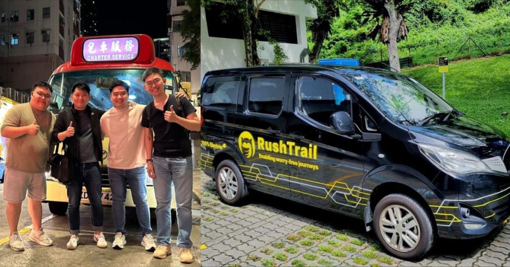 rushowl founders in hong kong and rushtrail car in singapore