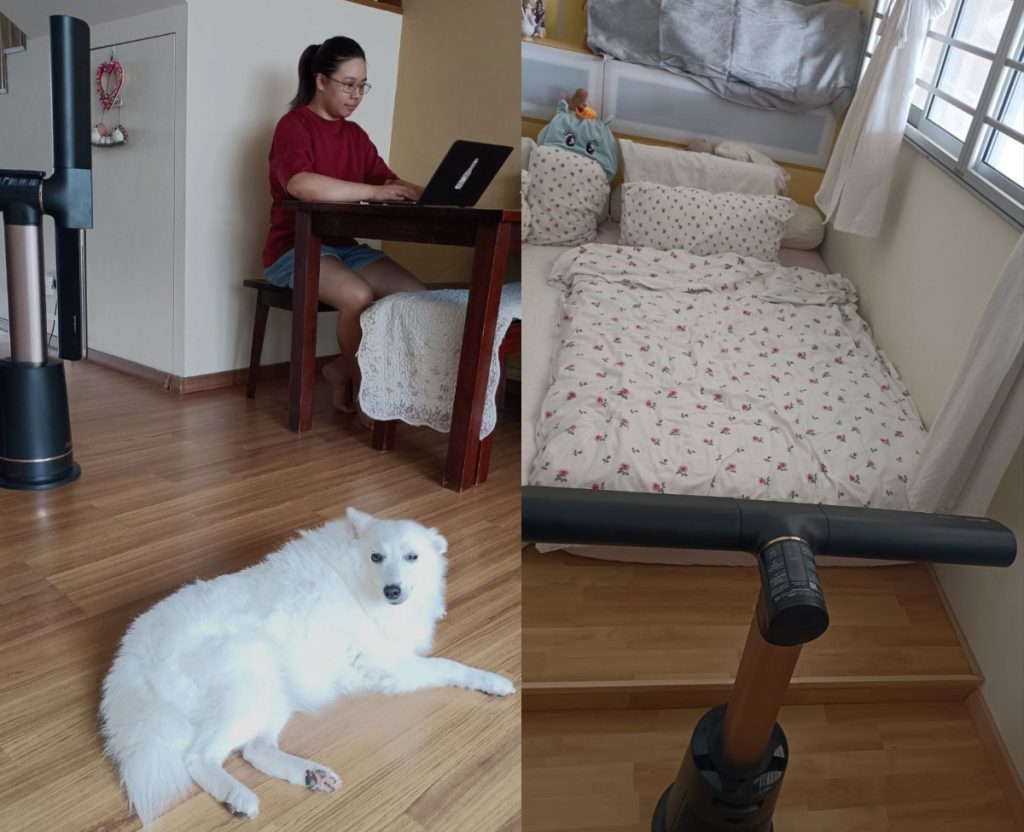 using the Shark TurboBlade Bladeless Fan TF200 at home 