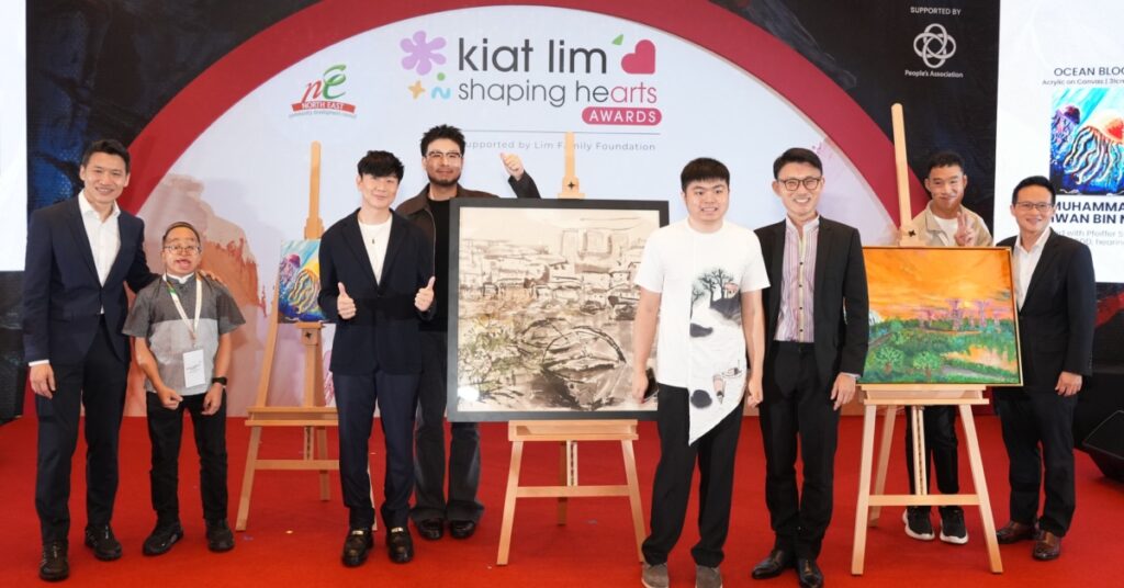 Kiat Lim shaping hearts awards auction