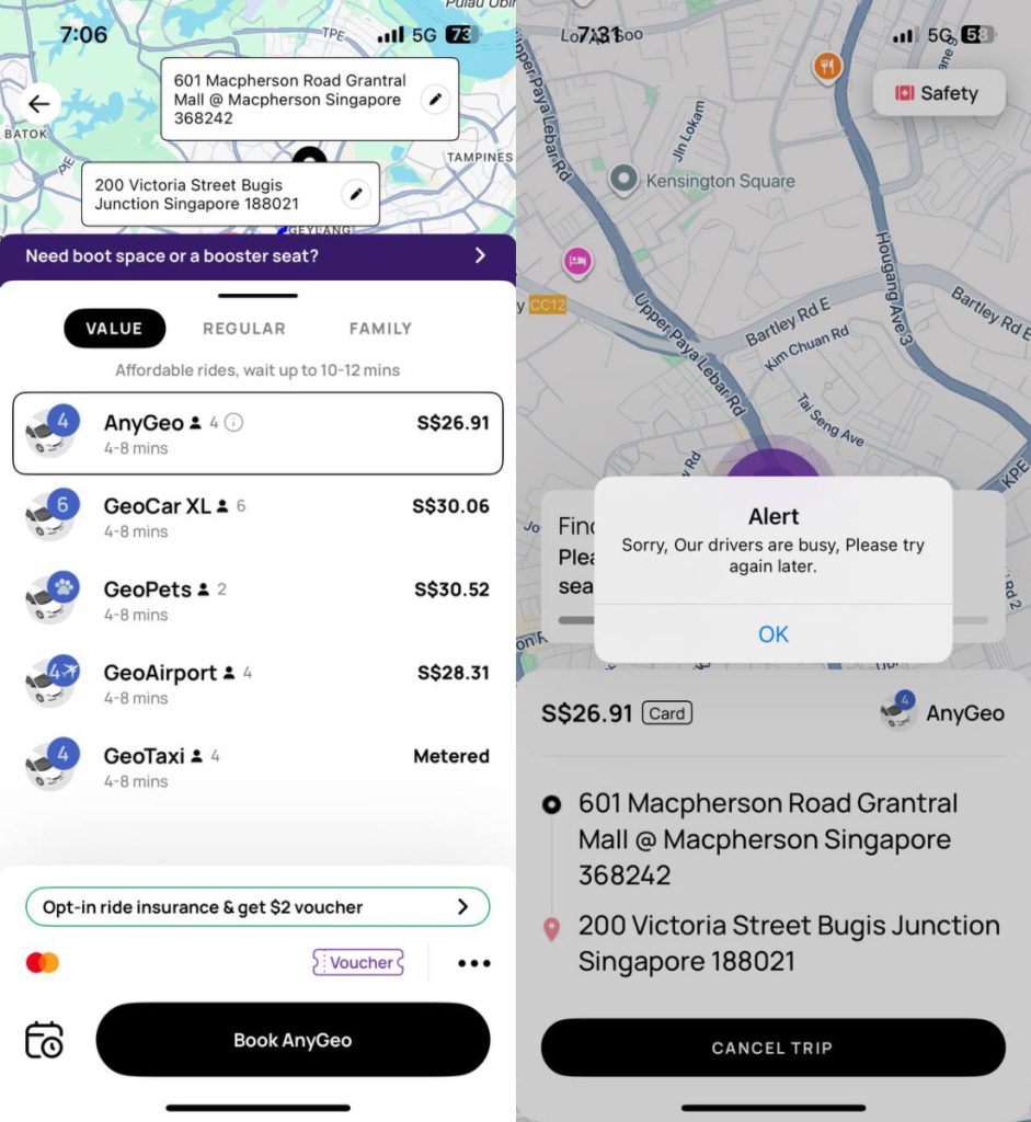 Geolah ride hailing