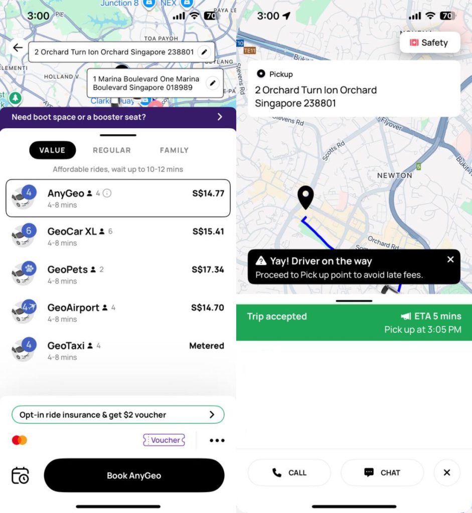 Geolah ride hailing