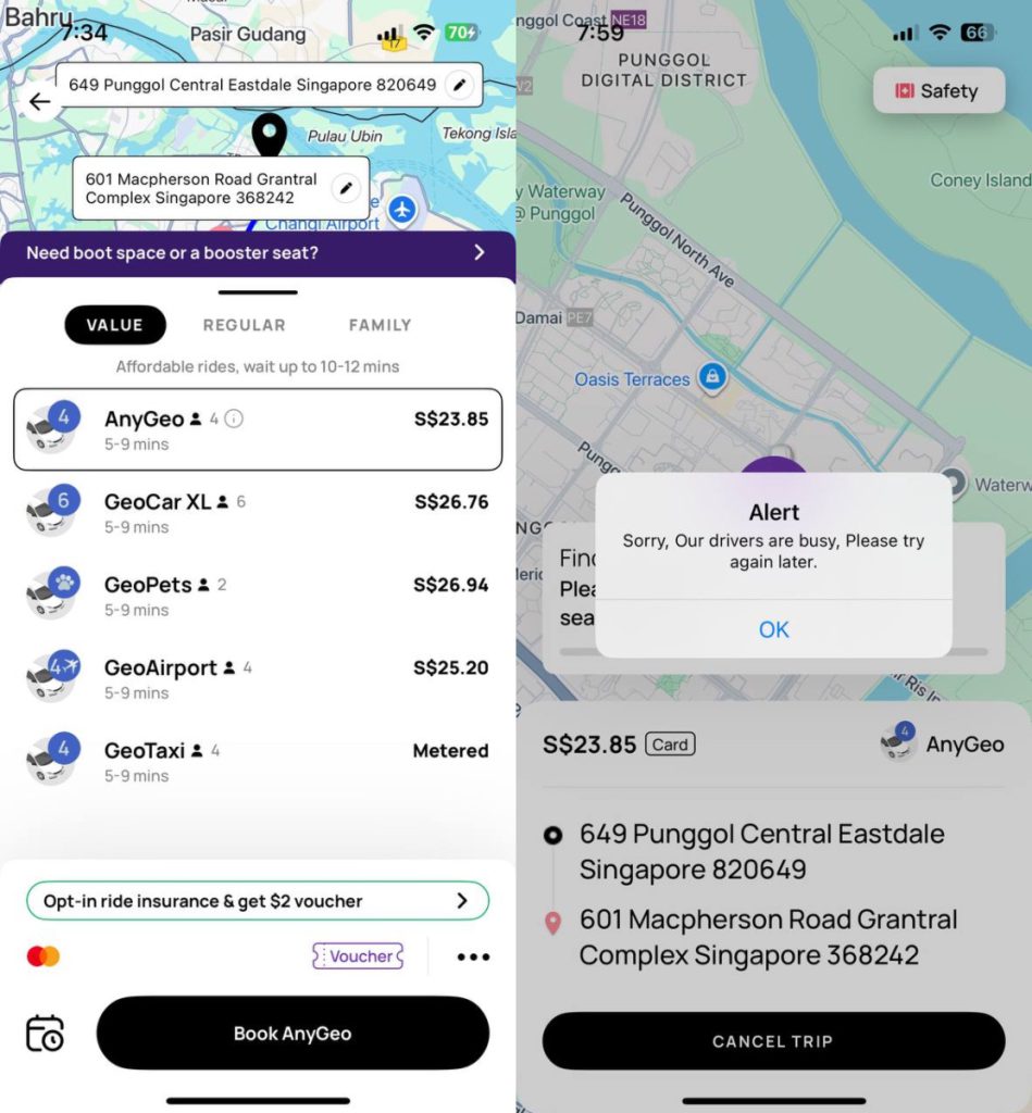 Geolah ride hailing