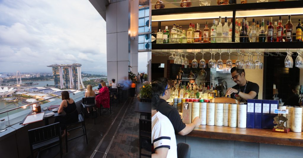 diners dining at level33 and erwin's gastrobar